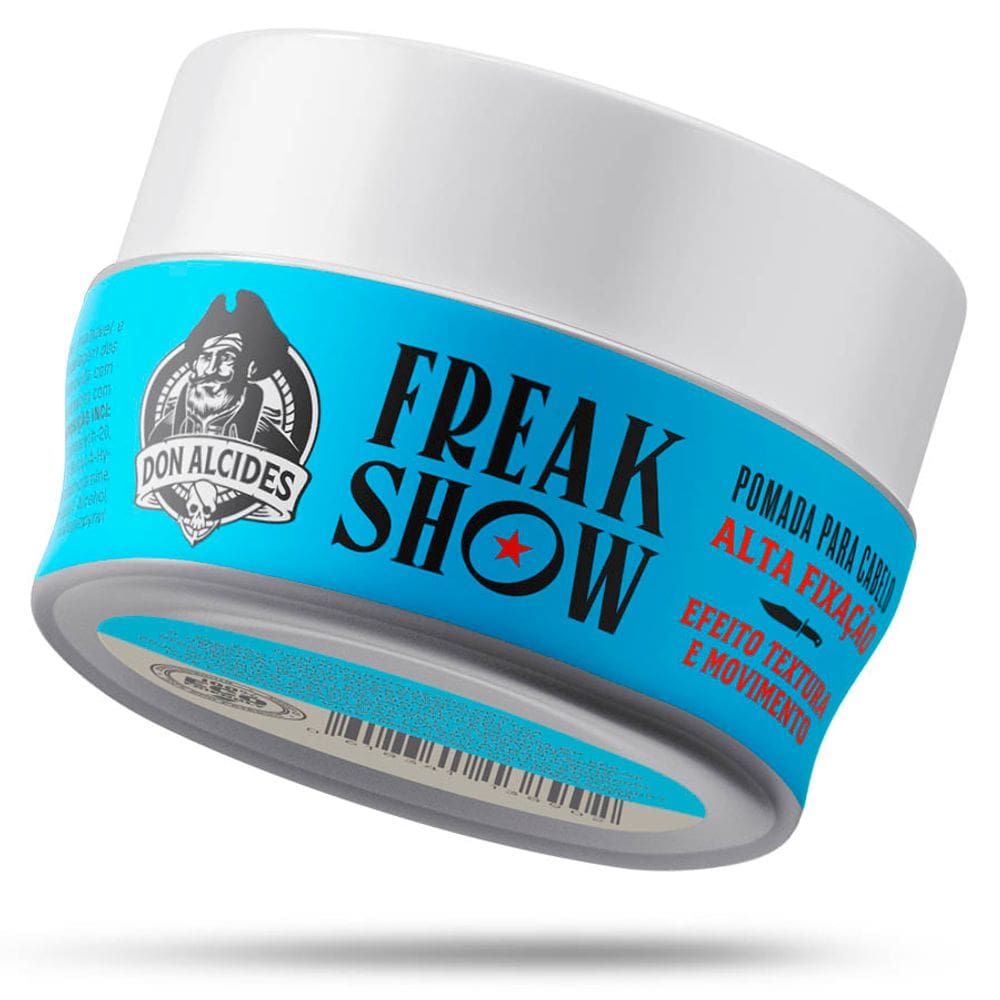 Pomada Fiber Cream Alta Fixação Textura e Movimento Freak Show 40g Don Alcides