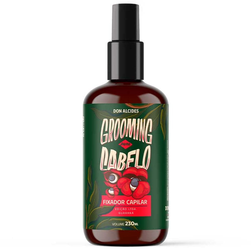 Grooming Para Cabelo Guaraná Antarctica Fixador Capilar 230mL Don Alcides
