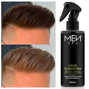 Loção Clareadora Para Cabelo e Barba Masculino 150mL Menspa