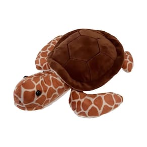 Tartaruga De Pelúcia Primeira Infância 25cm Marrom - Multikids