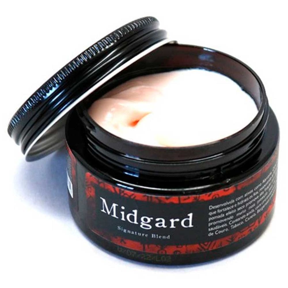 Pomada Midgard Efeito Seco / Matte Alta Fixação 90g Viking