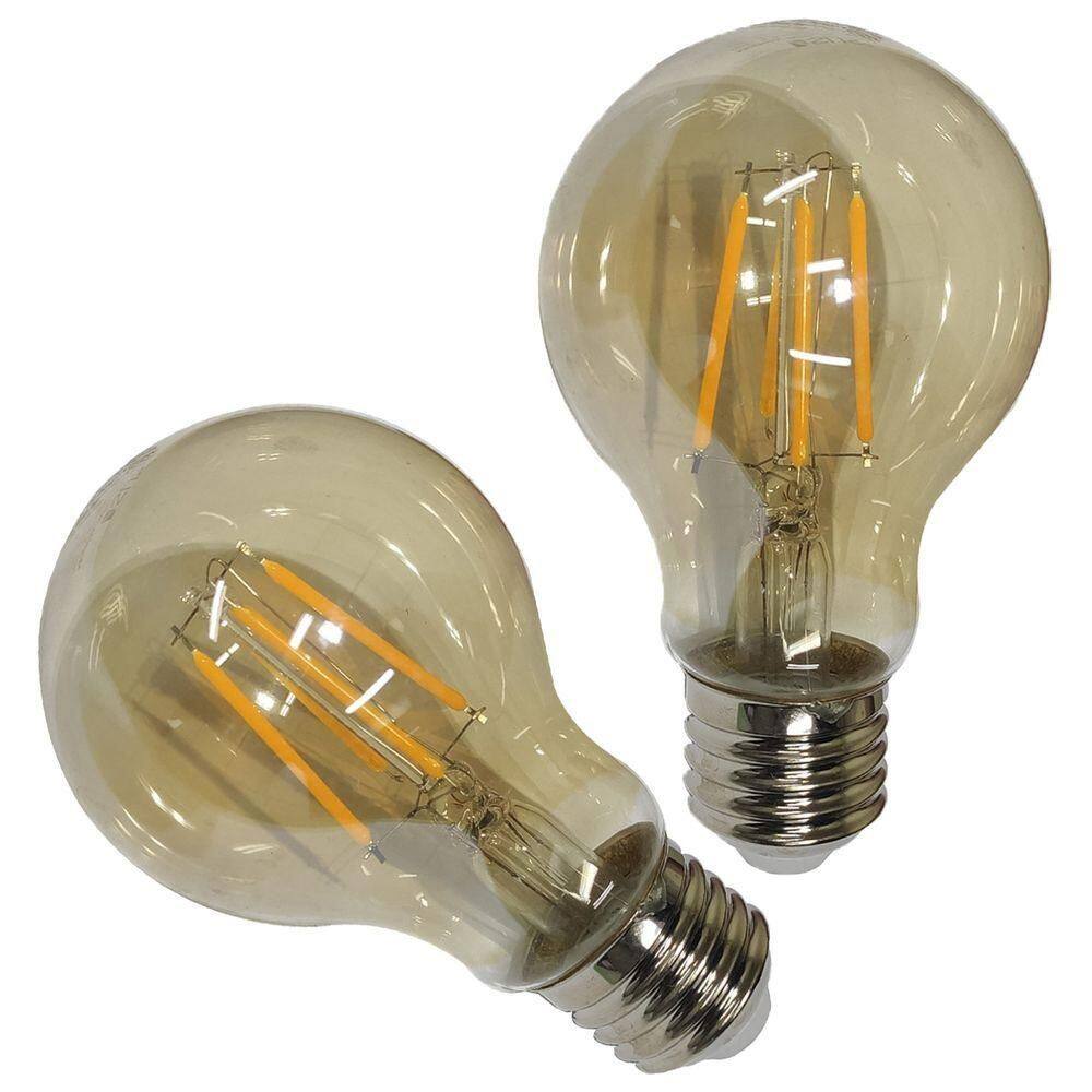Lampada Led Multifilamento 30w Retro Kit 2 Uni Iluminaçao Decoraçao Sala Quarto Cozinha Garagem Varanda Luz Segurança