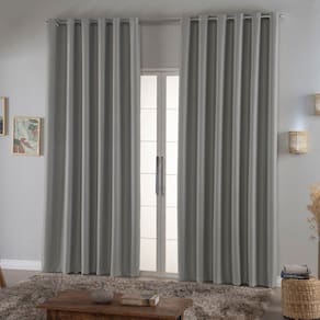 Cortina Requinte Blackout 2,00m X 1,30m - Prata