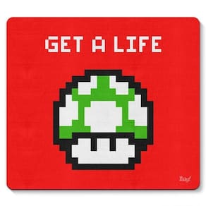Mouse Pad Cogumelo Pixel Get A Life
