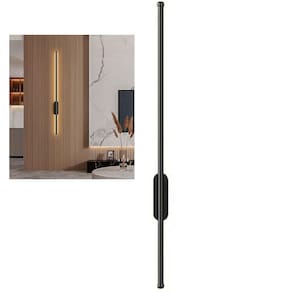 Luminaria Arandela Perfil Led Slim Fit 3 Em 1 Luz Indireta Moderna Parede Decoraçao Quarto Sala Minimalista Ambiente