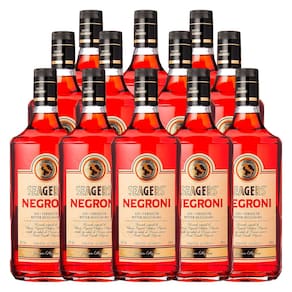 Aperitivo Seagers Negroni 980ml 12 Unidades