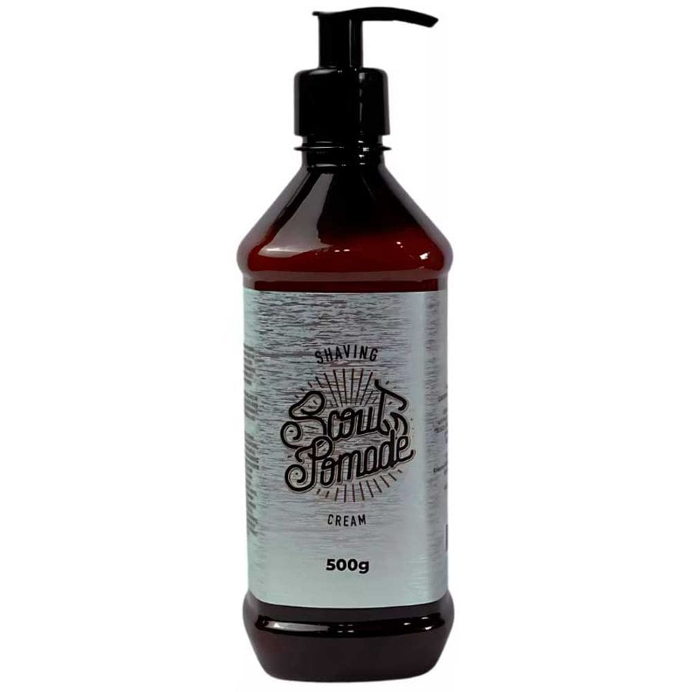 Shaving Cream 500g Scout - Creme de Barbear Refrescante Antibacteriano