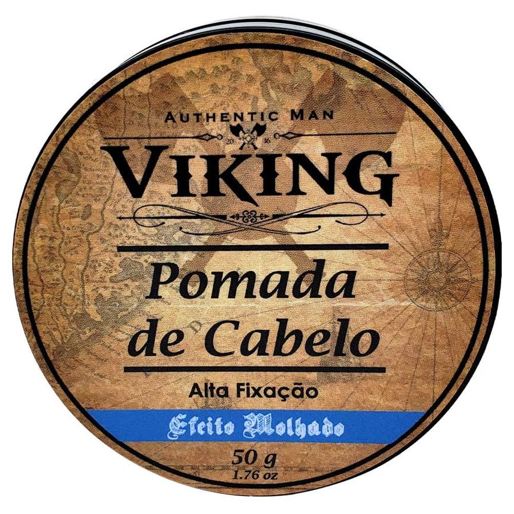 Pomada Efeito Molhado Alta Fixação 50g Viking