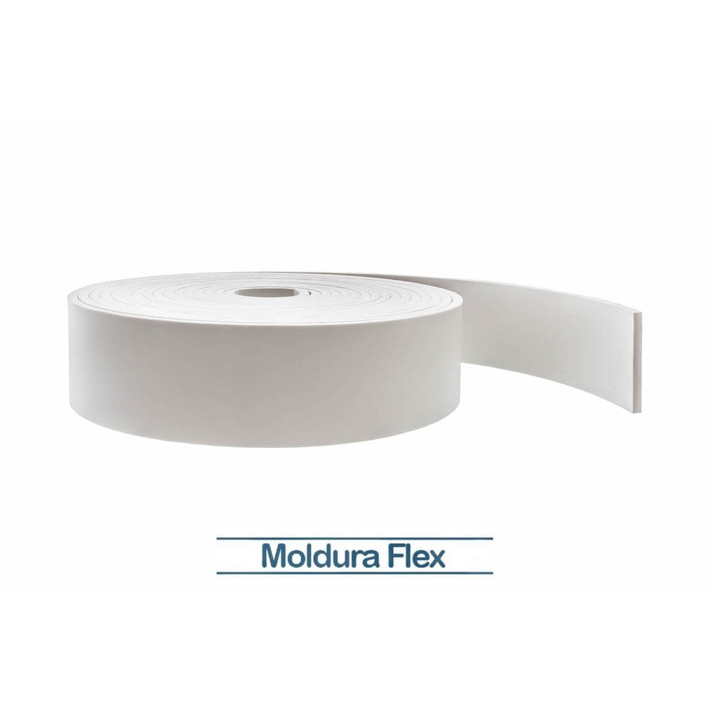 Rodapé Eva Flexível Autoadesivo 10cm x 1cm Veneza 30 Metros
