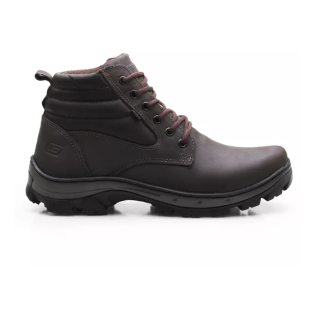 Bota Coturno Segurança Trabalho CA Couro Picker Café