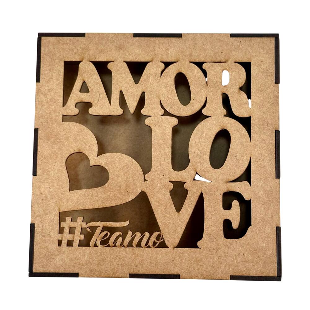 Caixa Romantica Mdf Amor Presente Dia Dos Namorados