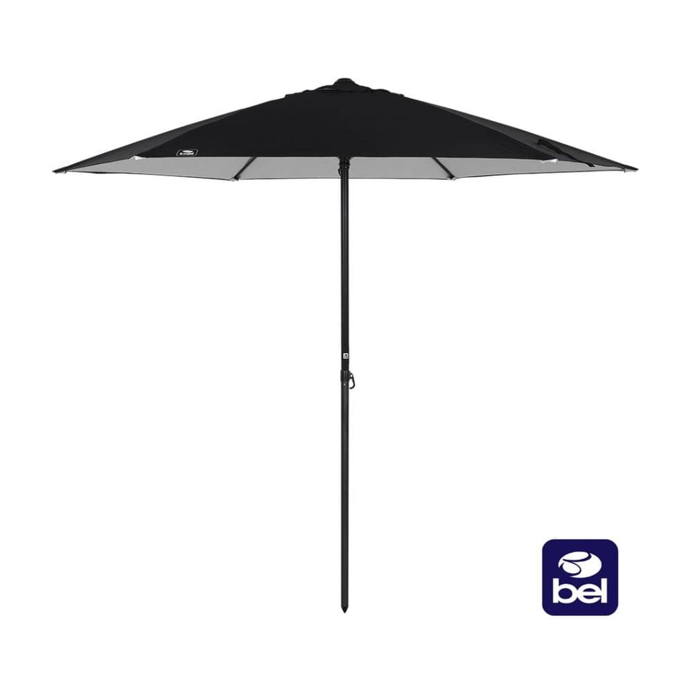 Guarda Sol Premium 2,40m Alumínio Reforçado Milagres Preto - 12707 Belfix