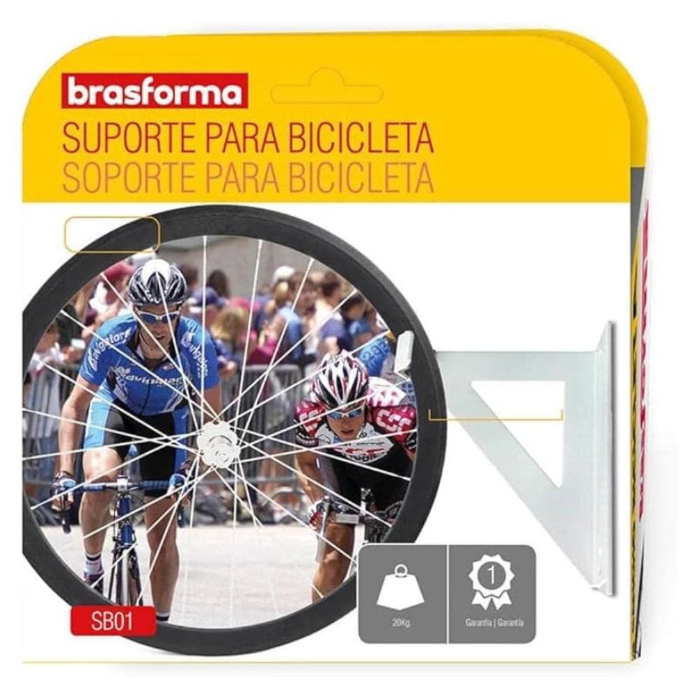 Suporte Para Bicicleta Sb01 Branco - Brasforma