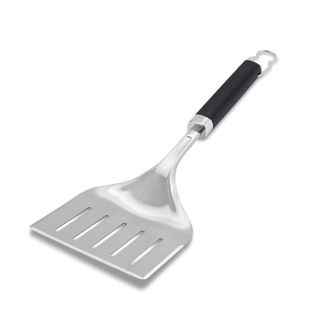Espátula de grelha Weber Precision Wide Silver/Black Large