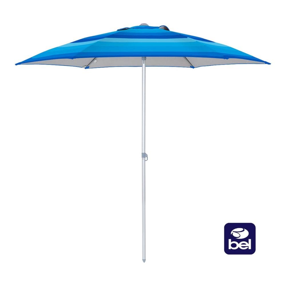 Guarda Sol Premium 2,40m Alumínio Reforçado Milagres Azul - 12728 Belfix