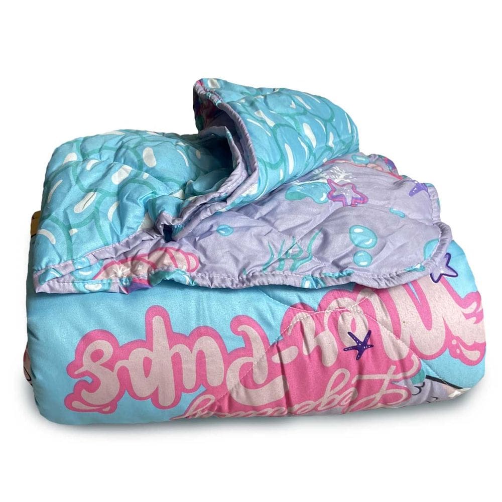 Edredom Dupla Face Microfibra Solteiro Estampado Patrulha Canina Menina 1,40 m x 2,10 m Com 1 Peça Lepper