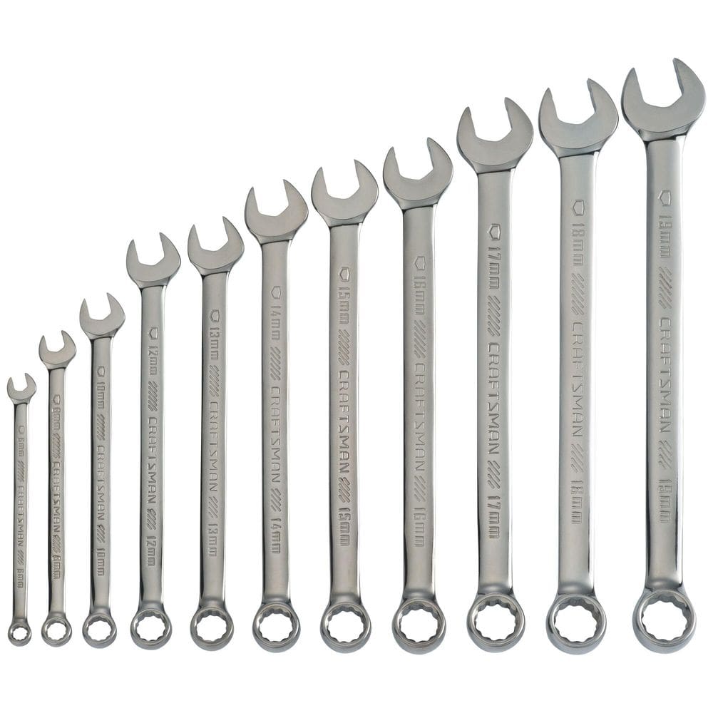 Conjunto de chaves Craftsman Metric Long-Panel 11 peças CMMT87013