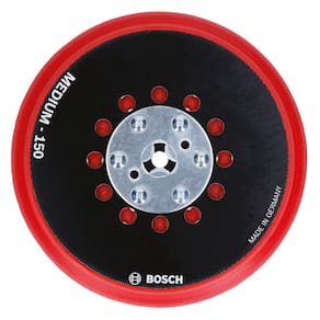 Almofada de lixar BOSCH RSM6045 de 15 cm com gancho e laço médio com vários furos
