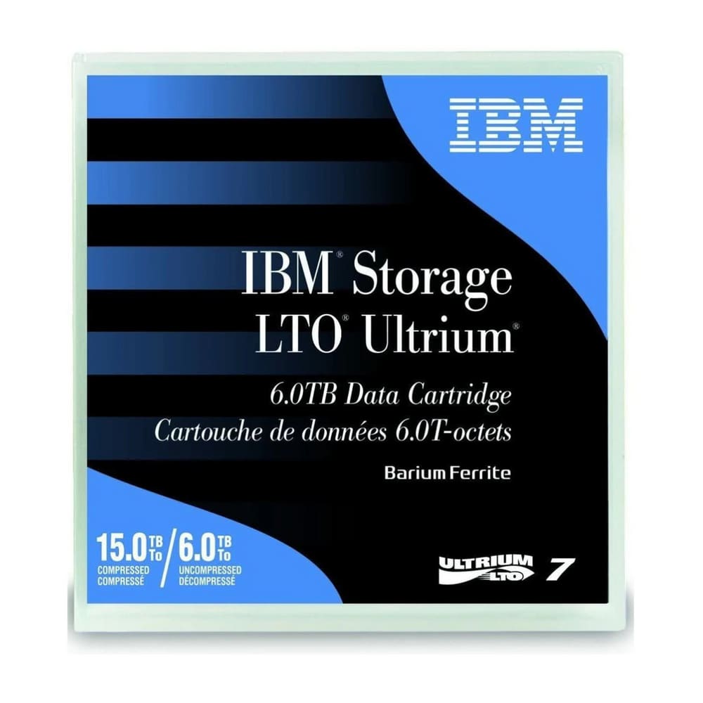 Fita IBM LTO7 15TB/6.0TB p/ Backup e Arquivamento 38L7302