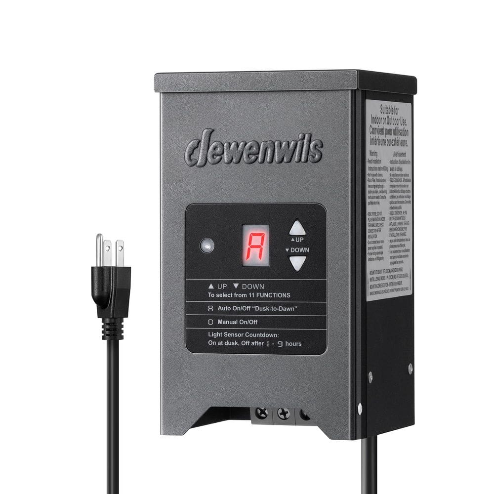 Transformador de iluminação paisagística de baixa tensão DEWENWILS 150W