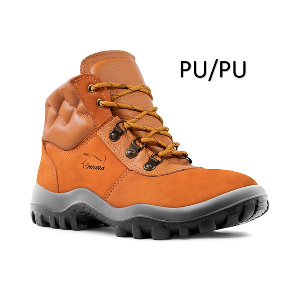 Bota Botina Coturno Miura Trabalho Segurança Bico Pvc Epi Ca
