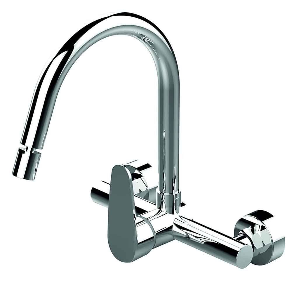 Misturador Parede da Linha Kitch 30cm X 26cm Cromado