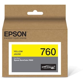 Cartucho de tinta Epson T760420 UltraChrome HD Amarelo 25,9 mL