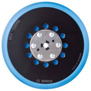 Almofada de lixar BOSCH RSM6046 Hard Hook and Loop de 15 cm com vários furos