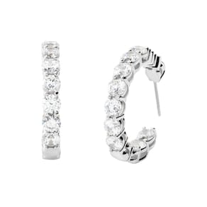 Brincos de argola Michael Kors MKJ7311040 Zircônia cúbica de latão