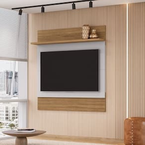 Painel para Tv até 50 Polegadas Angra Cinamomo/Off-White