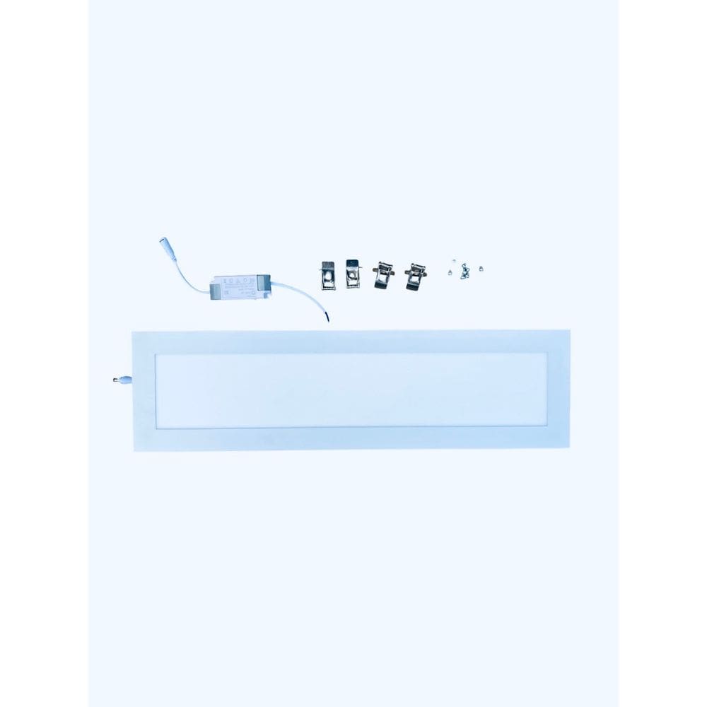 Painel Plafon LED Embutir 24w retangular 17x62