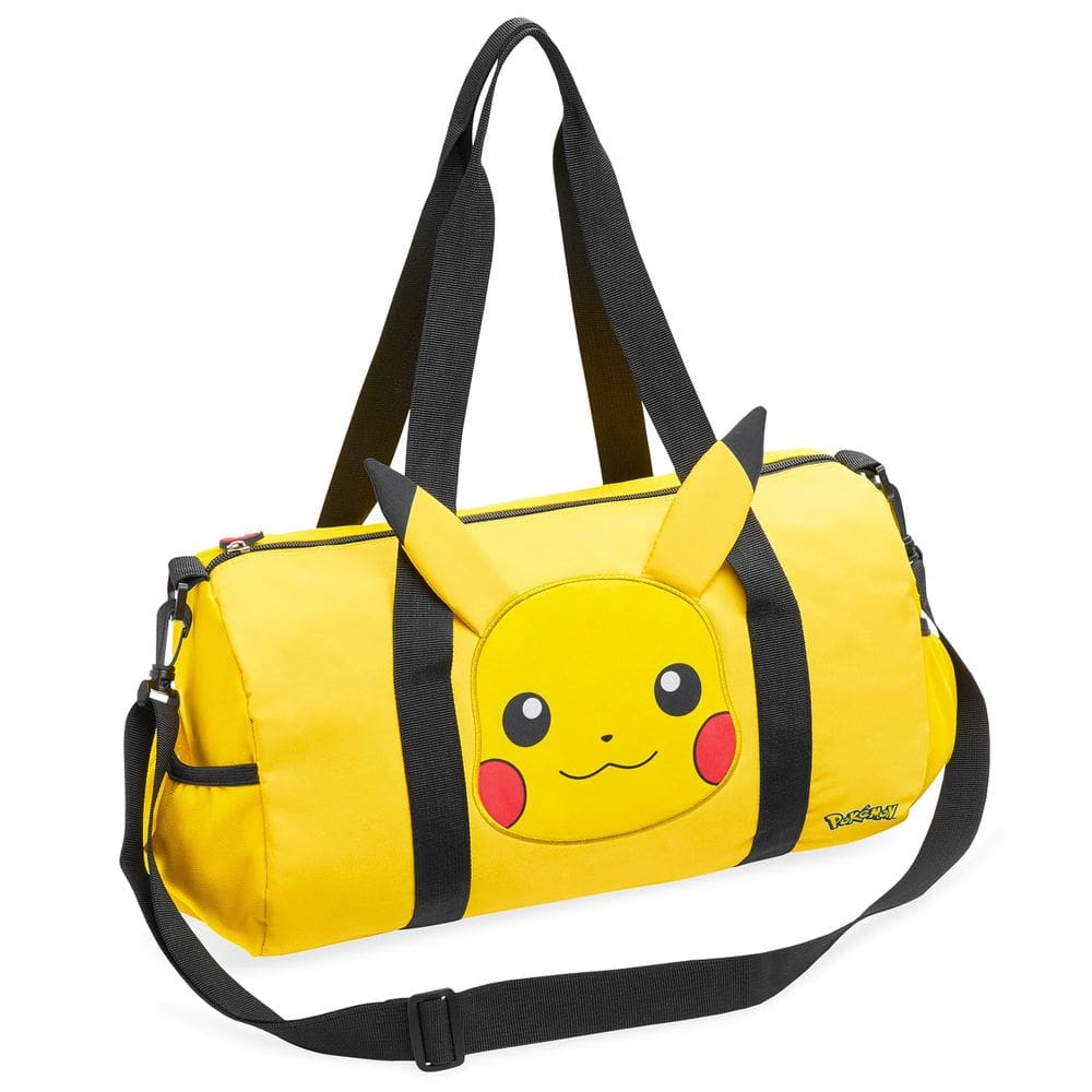 Mochila Pokémon Pikachu para crianças, orelhas 3D amarelas