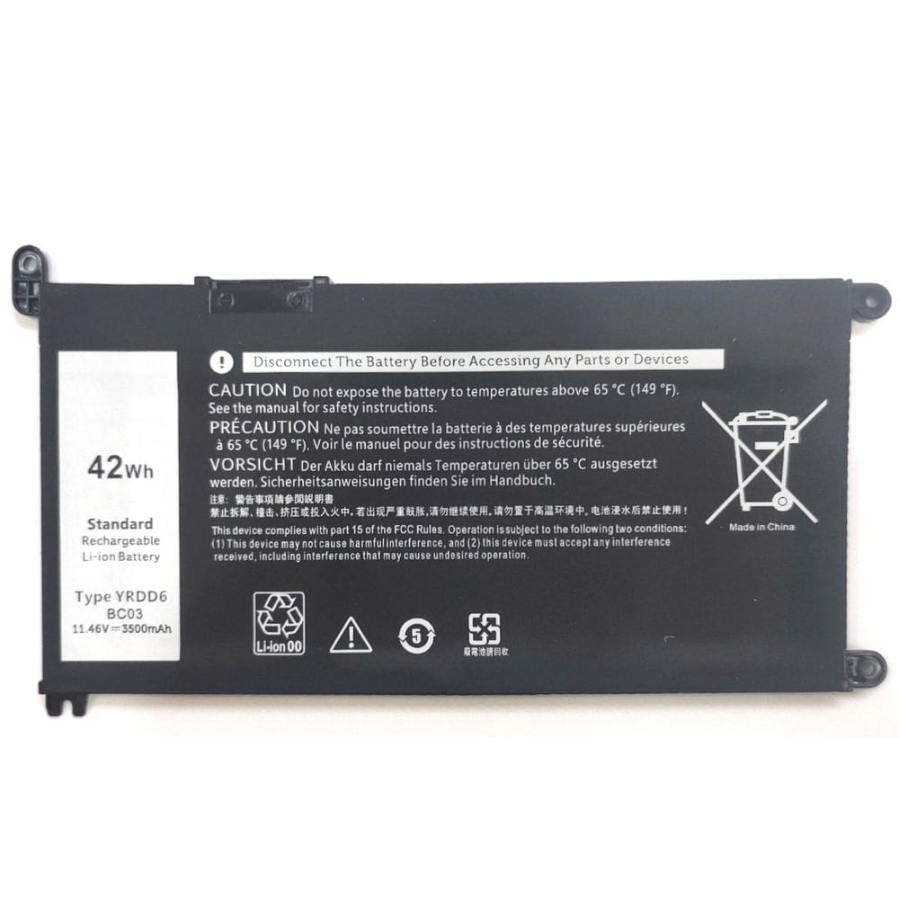 Bateria Compatível Para Notebook Dell 0VM732 01VX1H 1VX1H yrdd6