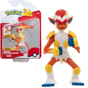 Boneco de ação Pokemon Infernape 10cm - 4+ anos