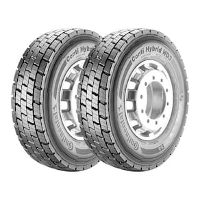 Kit 2 Pneus Continental Aro 22,5 295/80R22,5 Conti Hybrid HD3 LRH 16 Lonas 152/148M
