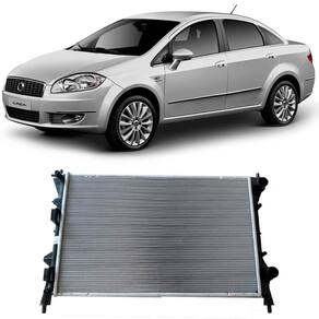 Radiador Fiat Linea 1.9 16v 2009 a 2012 Denso