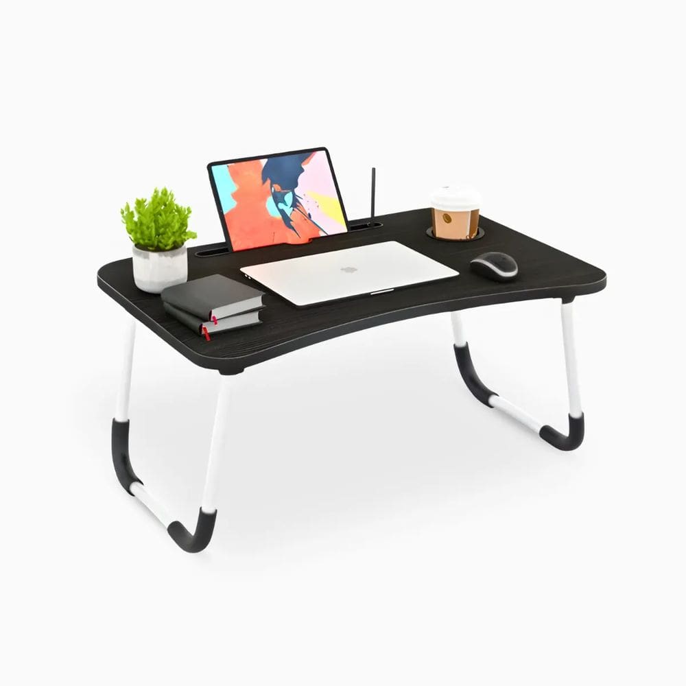 Mesa de Colo Portátil Dobrável Suporte Multiuso Ideal para Notebook e Conforto em Qualquer Lugar