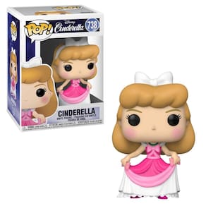 Boneco Funko Pop! Disney - Cinderela de Vestido Rosa