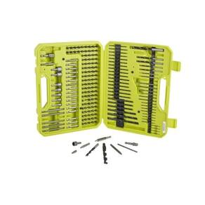 Conjunto de brocas e brocas RYOBI de 195 peças com estojo