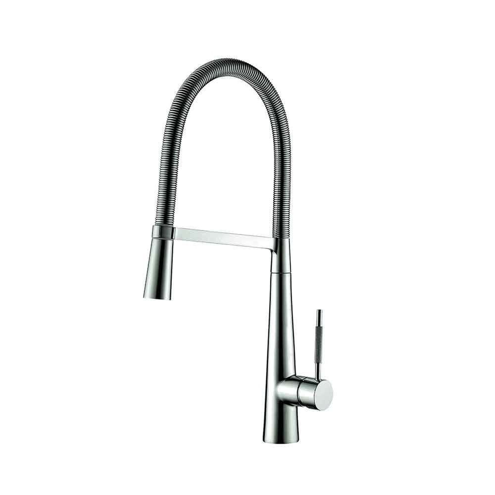 Misturador Monoc. Gourmet com Mangueira Removivel- Steel Cinza