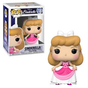 Boneco Funko Pop Disney - Cinderela De Vestido Rosa