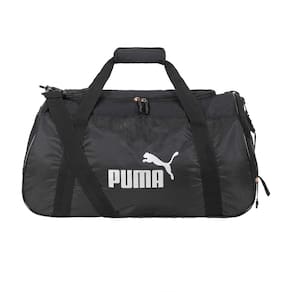 Mochila PUMA Evercat No. 1 com logotipo para mulheres preta/prata