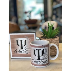 Caneca em Cerâmica Profissões - Psicologia 300ml