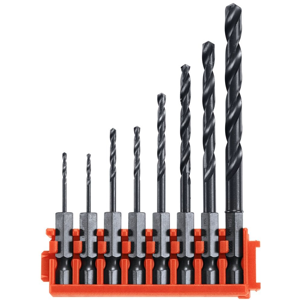 Brocas Bosch CCSDV08 Impact Tough Black Oxide