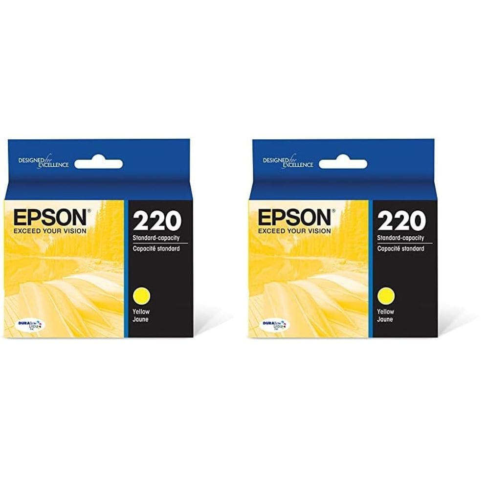 Cartucho de tinta Epson 220 DuraBrite Ultra Yellow T220420-S x2