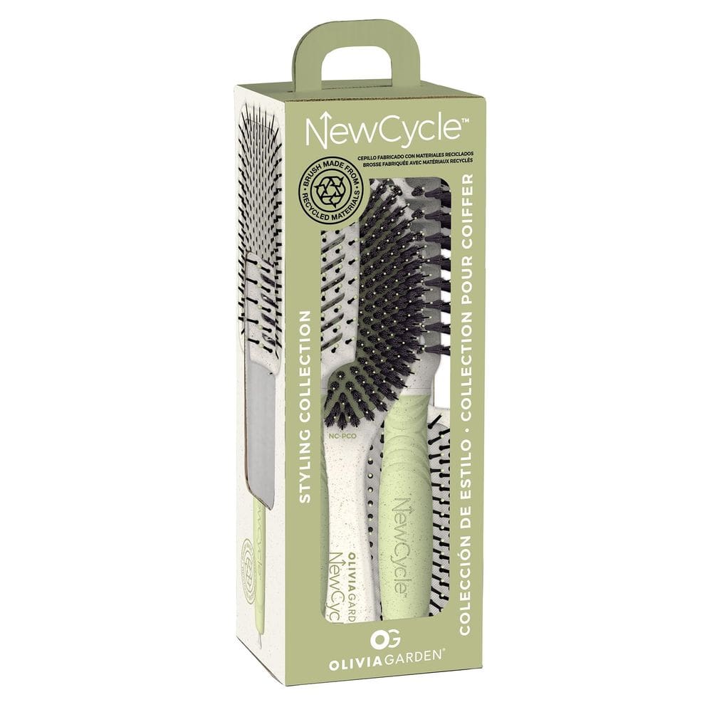 Escova de cabelo Olivia Garden NewCycle Ionic Bristles 100% reciclada