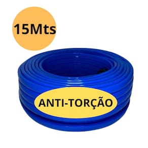 Mangueira Jardim 15Mts Antitorção Chata Resistente Antidobra Hiperflat