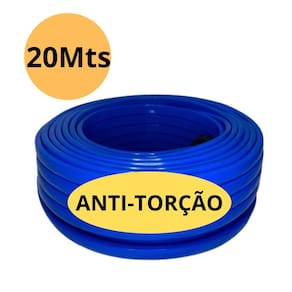 Mangueira Jardim 20Mts Antitorção Chata Resistente Antidobra