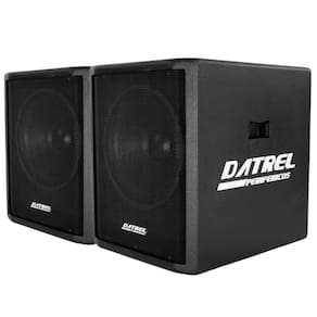 Kit 2 Caixa Subwoofer Ativo+Ativo Datrel SWA-400 15” 400W