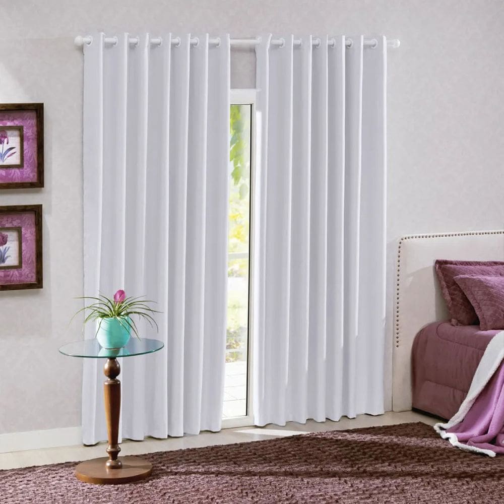 Cortina Quarto Ou Sala Blackout Em Tecido 100% Corta Luz Comfort 4,20 x 2,50 Bella Janela